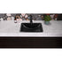 Hand Hammered 21 inch Venetian Dual Mount Bathroom Vanity Sink - Matte Black